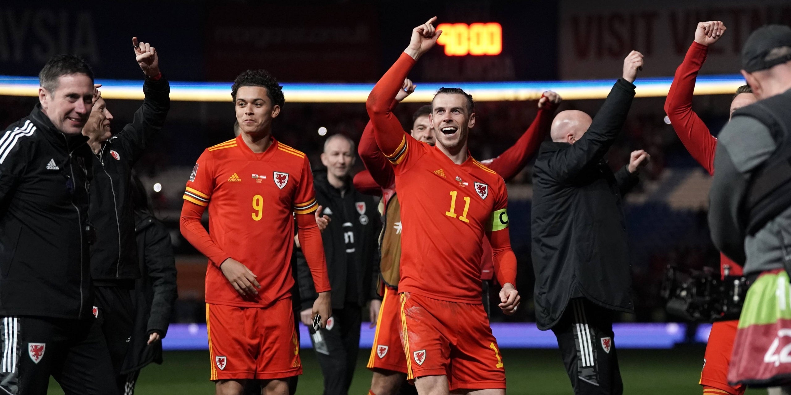 Gareth Bale celebra la victòria amb Gal·les | Europa Press