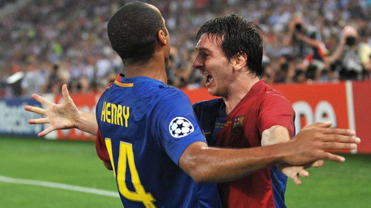 Leo Messi i Thierry Henry celebren un gol | FC Barcelona