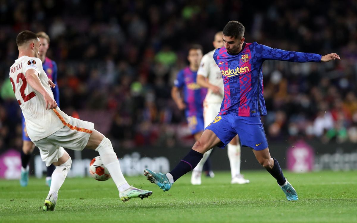 Ferran Torres, durant el partit contra el Galatasaray | FC Barcelona