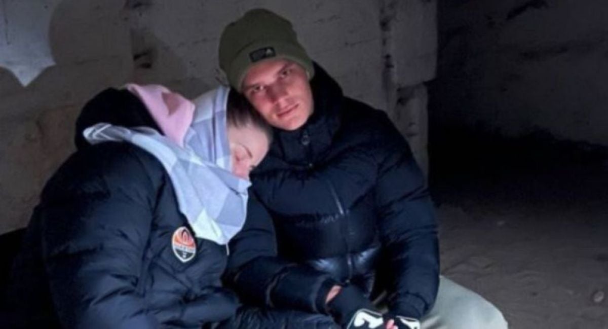 Giorgi Sudakov y Liza Sudakov, en el búnker | @sudakov_11