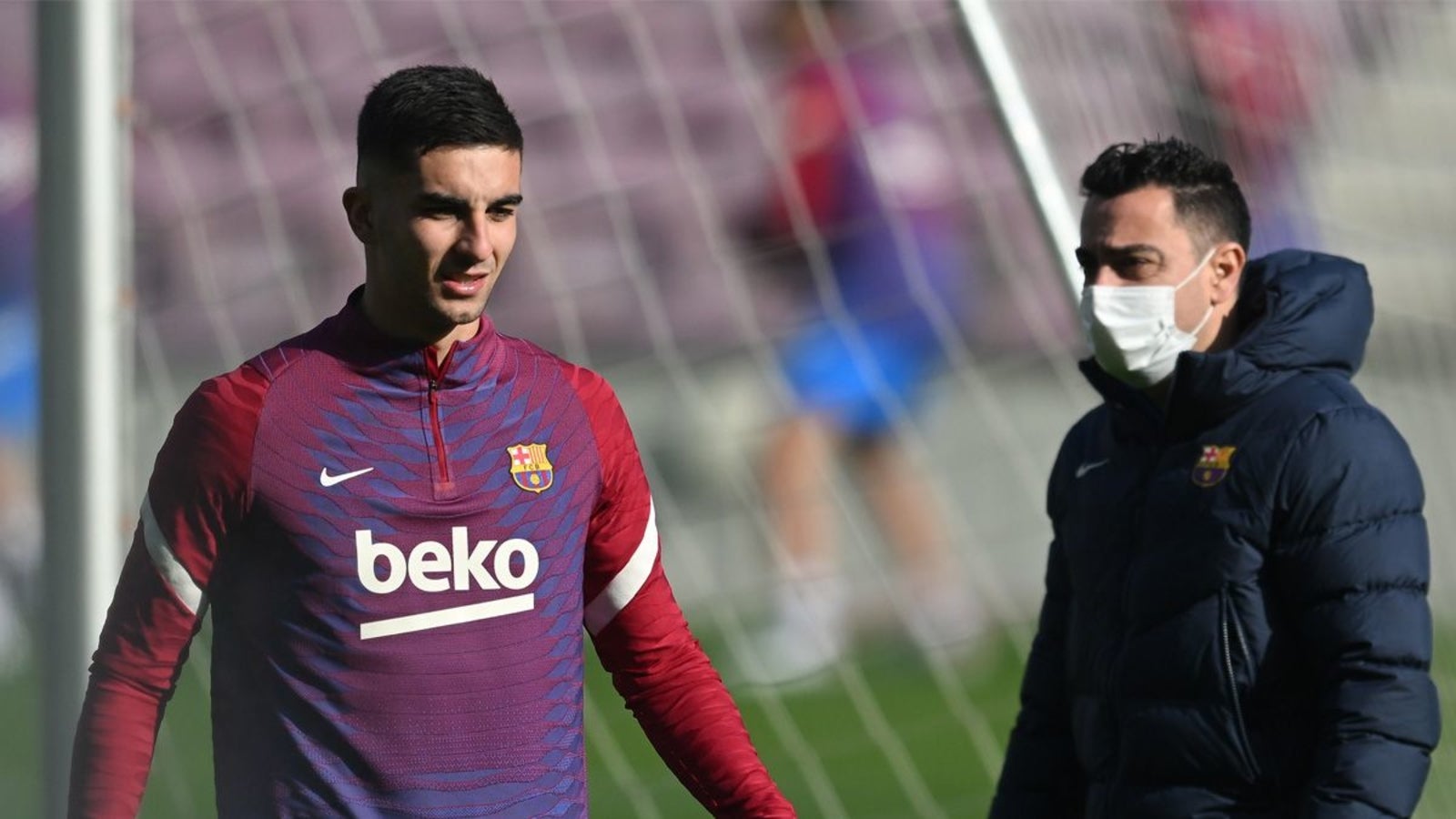 Ferran Torres i Xavi Hernández, en arxiu | FC Barcelona