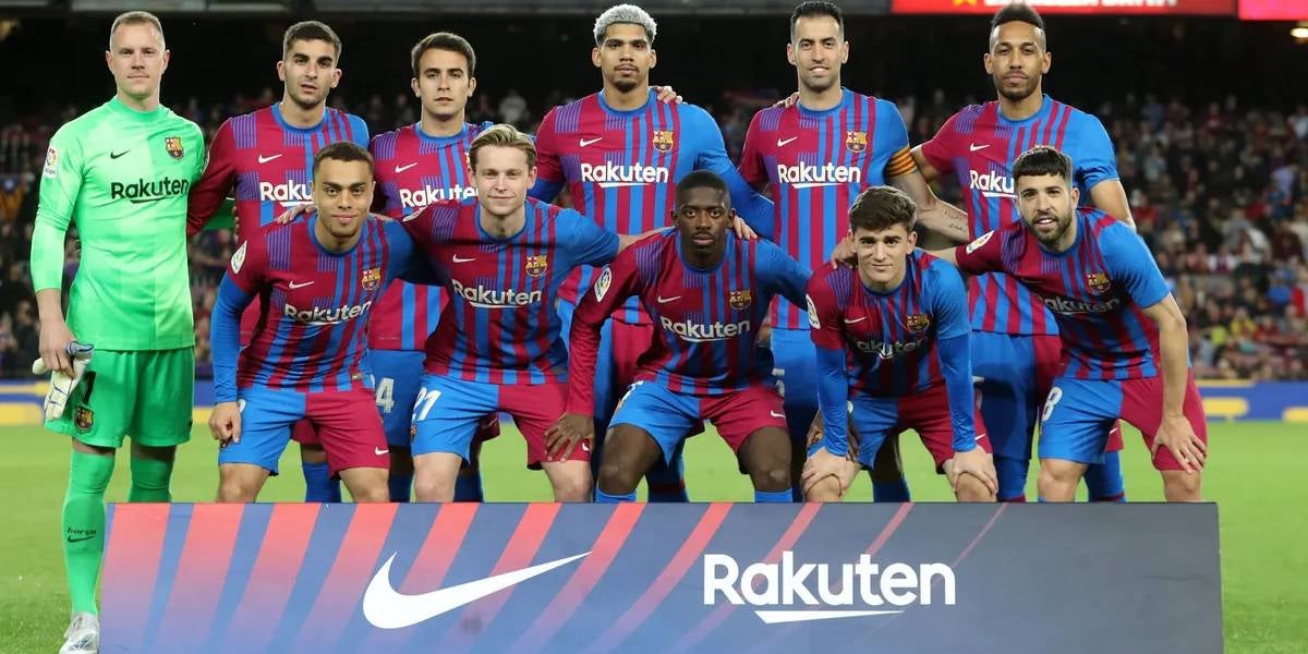Els jugadors del Barça, abans del partit contra el Rayo | FC Barcelona