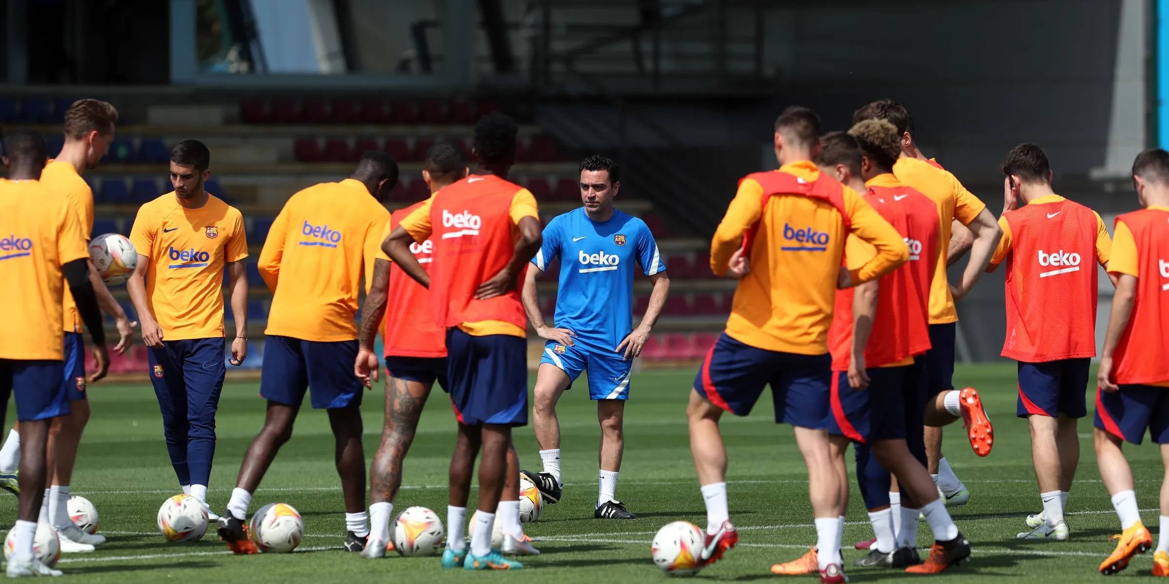 Els jugadors del Barça durant un entrenament | FC Barcelona