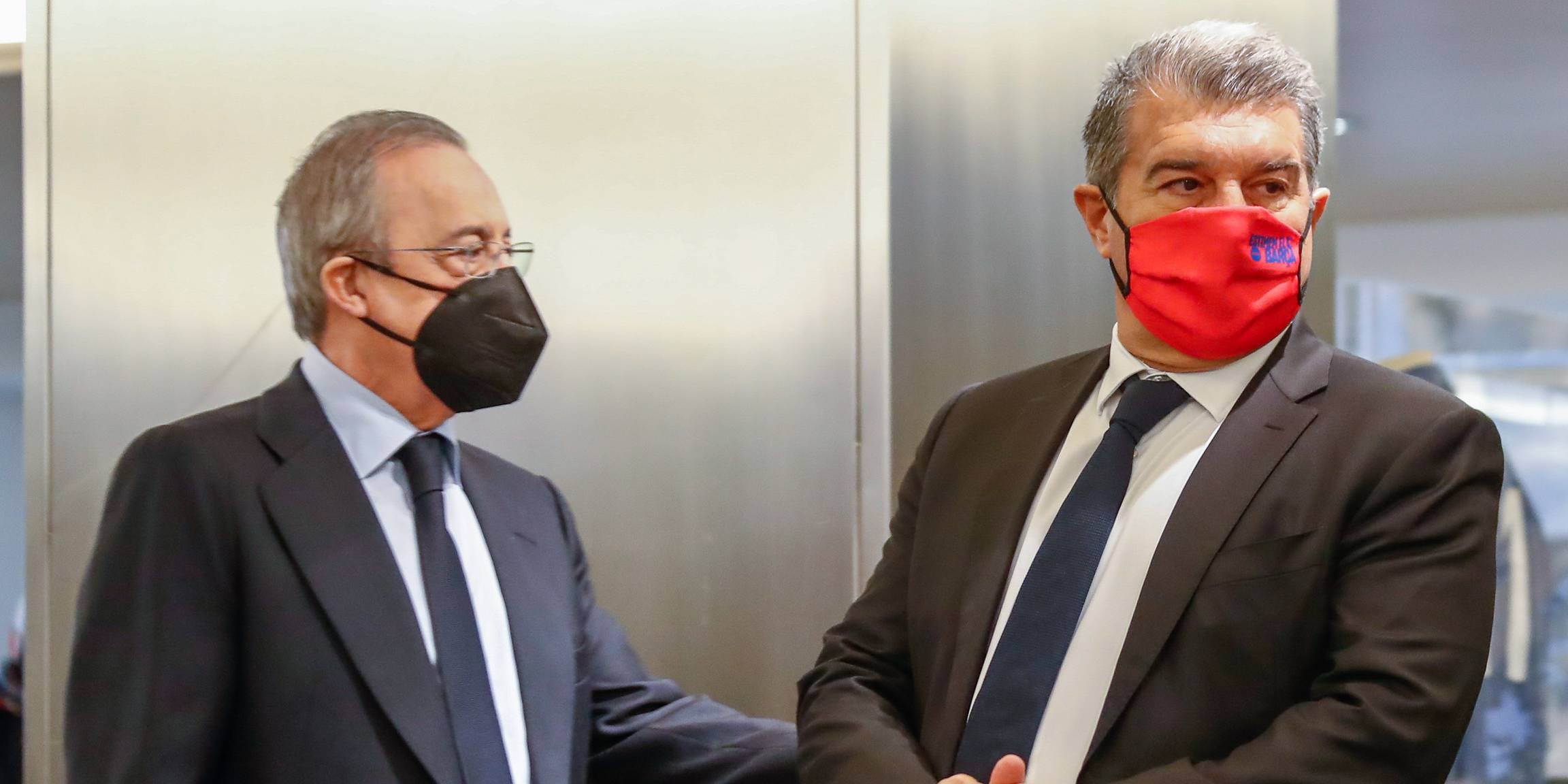 Florentino Pérez i Joan Laporta, en arxiu | Europa Press