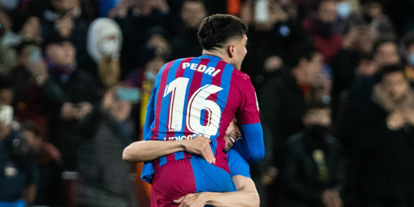 Pedri González celebra el seu golàs contra el Sevilla | Europa Press