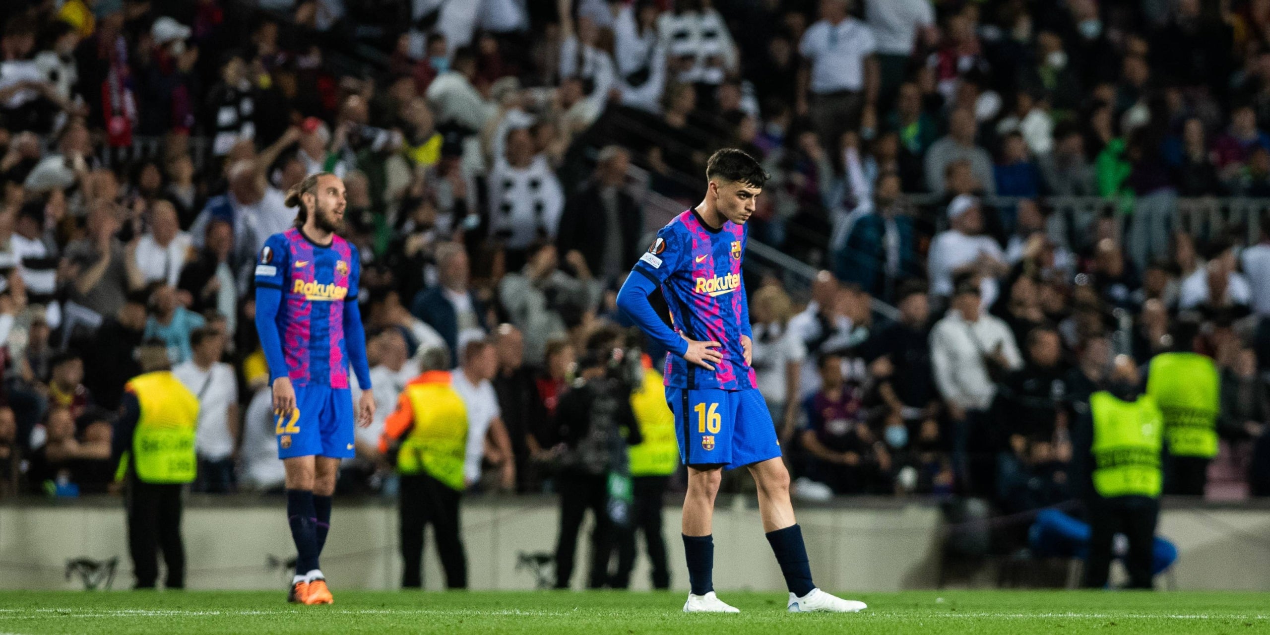 Mingueza i Pedri, al Camp Nou envaït per alemanys | Europa Press