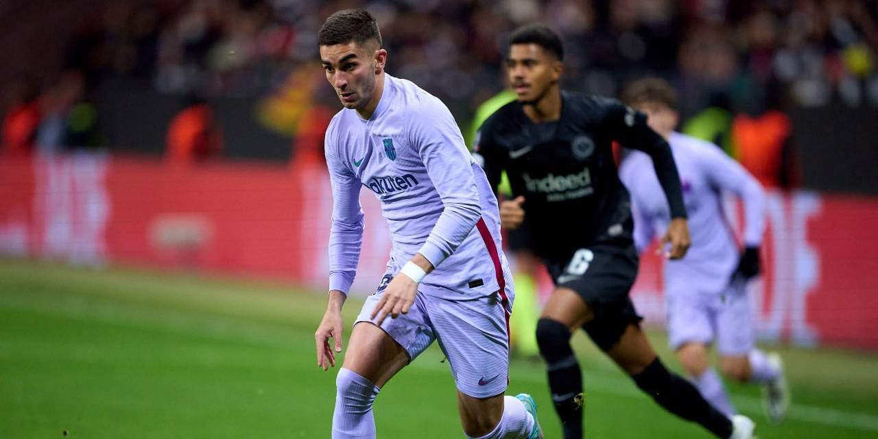 Ferran Torres, durant el partit contra el Frankfurt | FC Barcelona