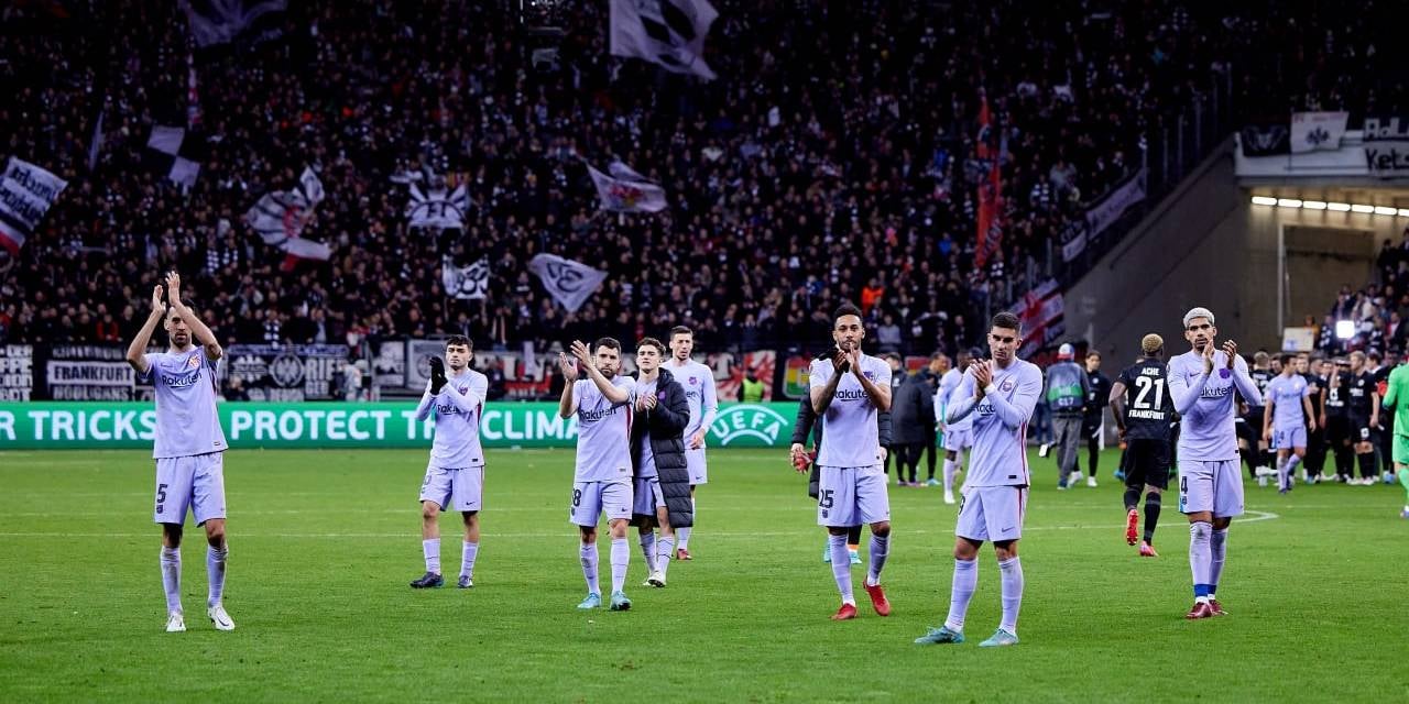 Els jugadors del Barça, a Frankfurt | FC Barcelona