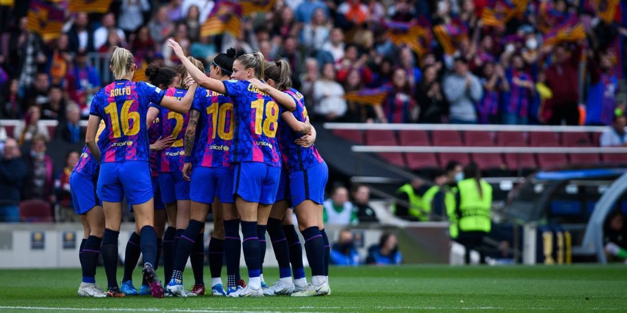 Les jugadores del Barça celebren un gol | FC Barcelona