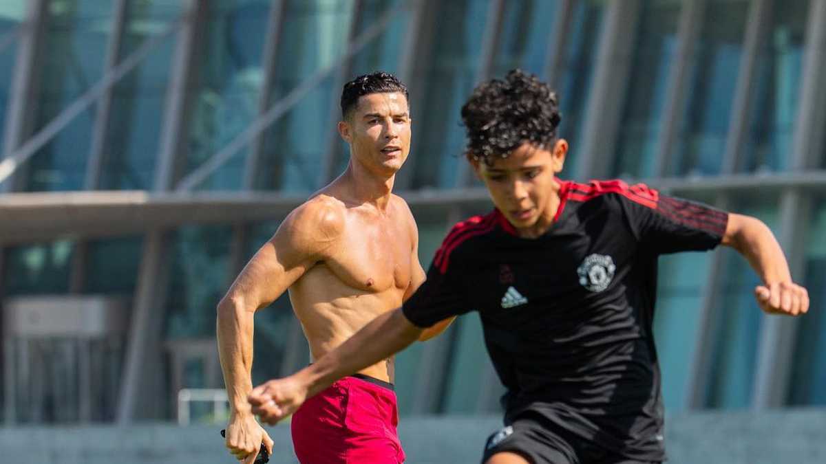 Cristiano Ronaldo con su hijo | @cristiano