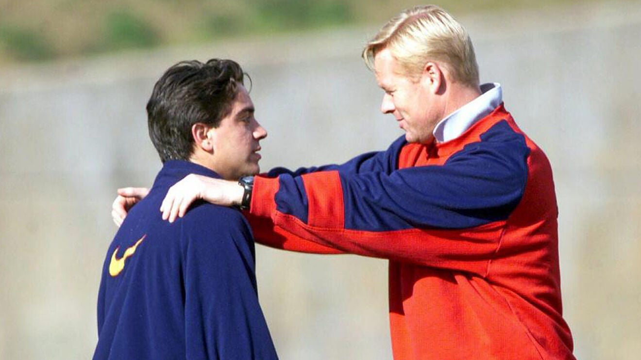 Xavi Hernández i Ronald Koeman, en arxiu | FC Barcelona