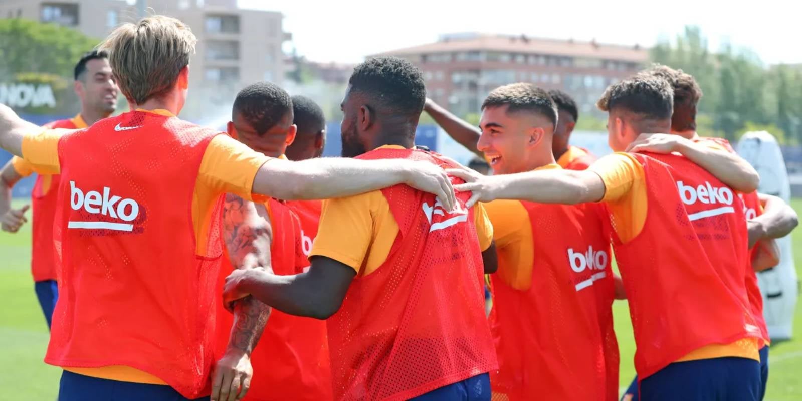 Jugadors del Barça, durant un entrenament | FC Barcelona