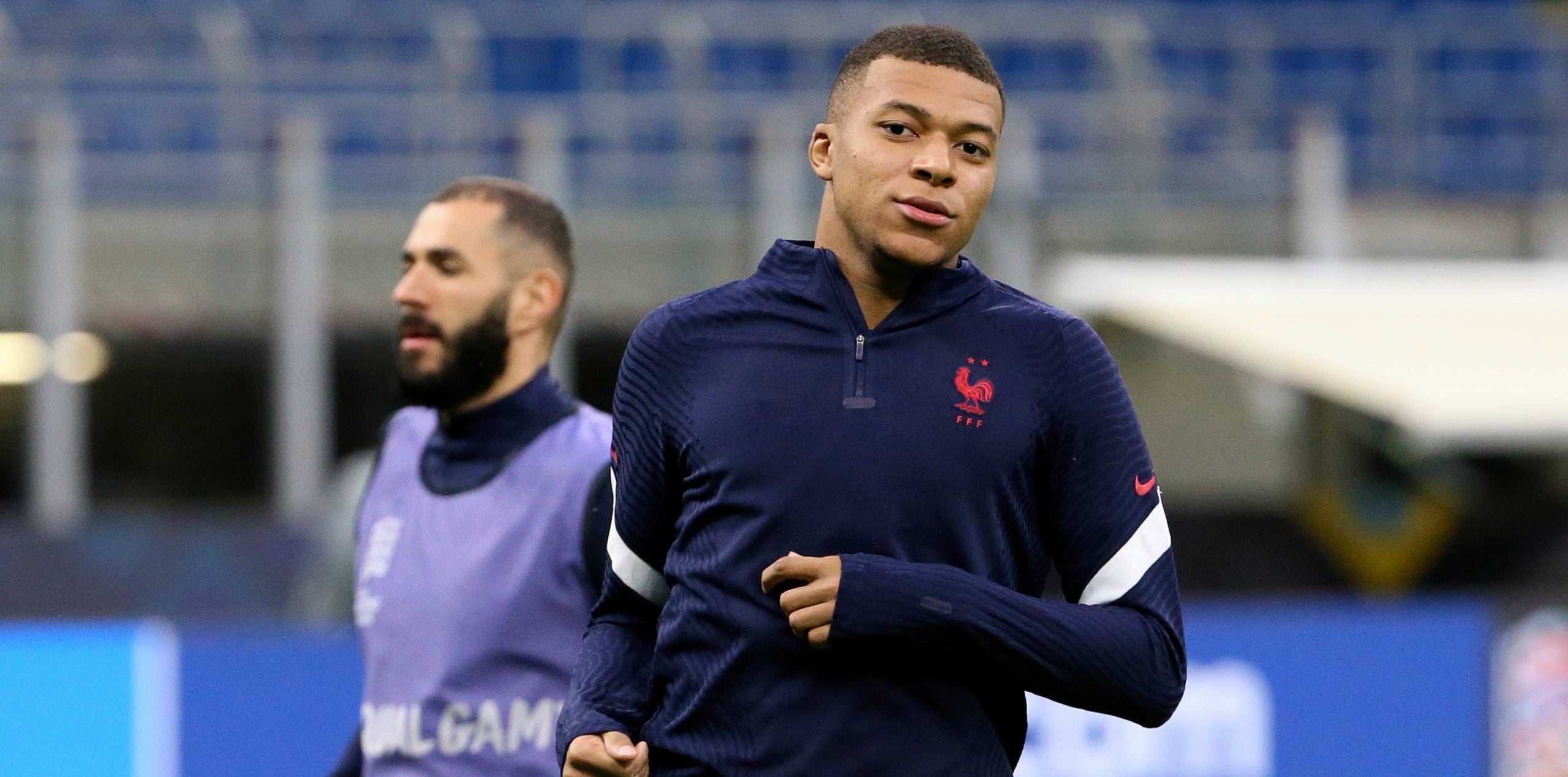Karim Benzema i Kylian Mbappé, amb la selecció francesa | Europa Press