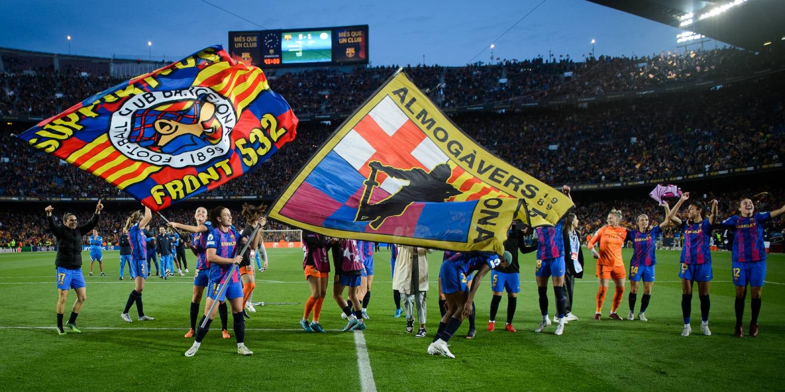 Jugadores del Barça, al Camp Nou | FC Barcelona