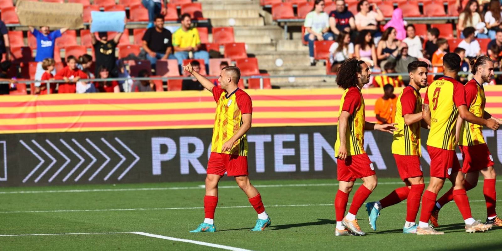 La selección catalana en su último partido con Jamaica | FCF