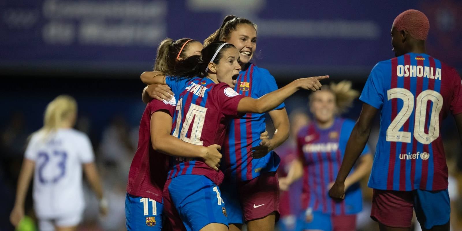 Aitana Bonmatí celebra el seu gol | FC Barcelona