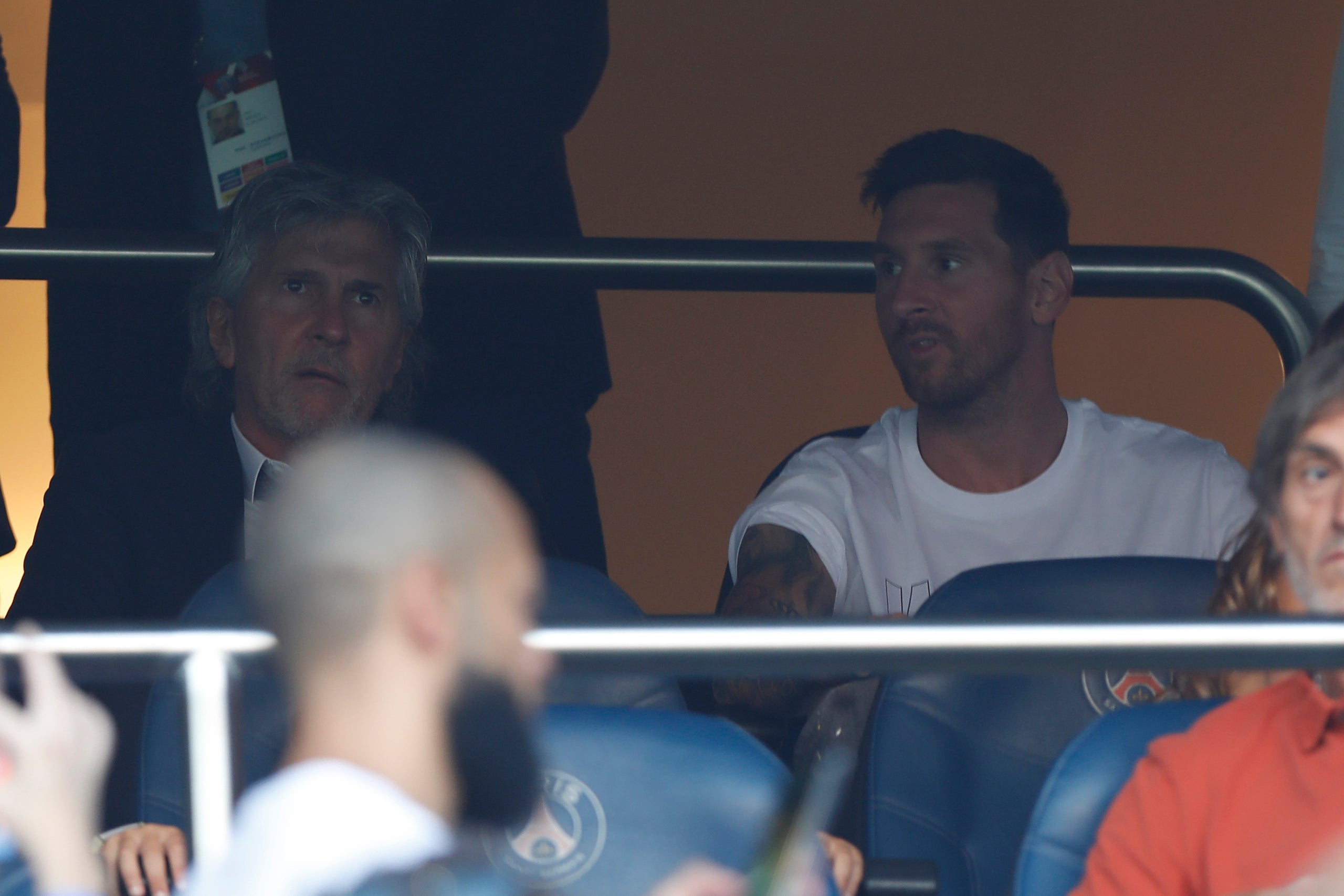 Leo Messi, amb el seu pare Jorge Messi | Europa Press