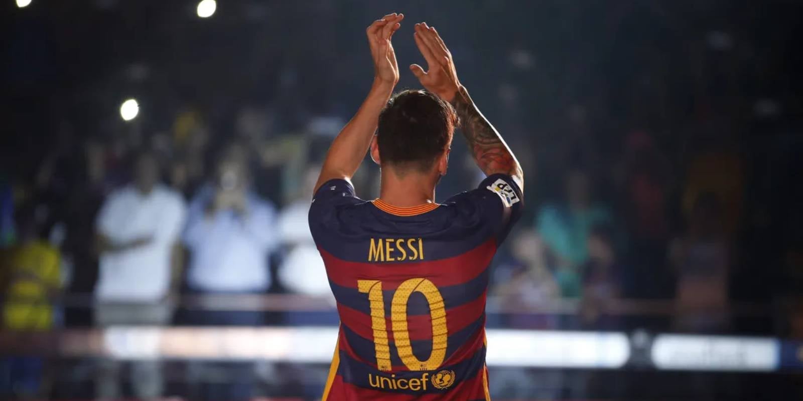 Leo Messi, exjugador del Futbol Club Barcelona, durant el Trofeu Joan Gamper de l'any 2015 | FC Barcelona