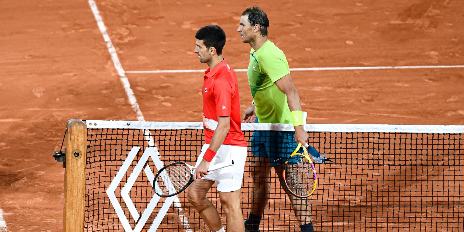 Novak Djokovic i Rafa Nadal, en el Roland Garros 2022 | Europa Press