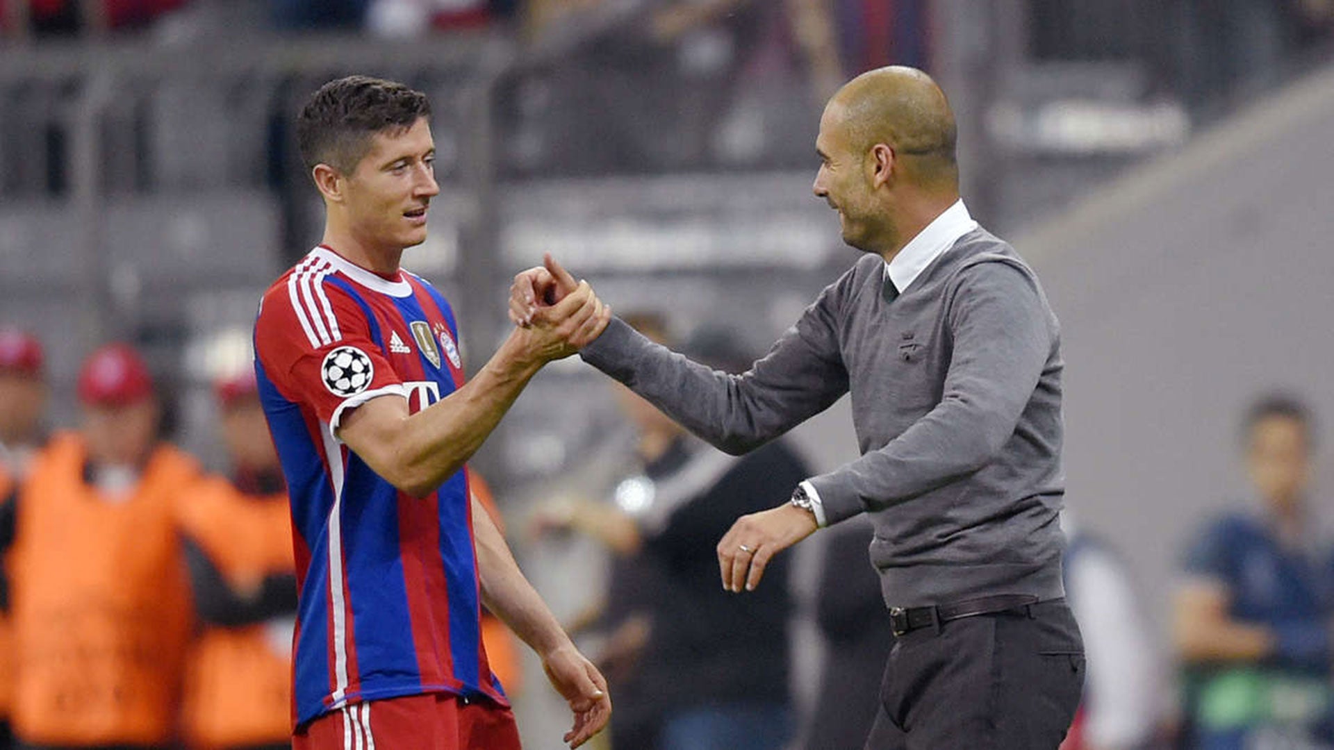 Lewandowski i Guardiola, en arxiu | FC Bayern München