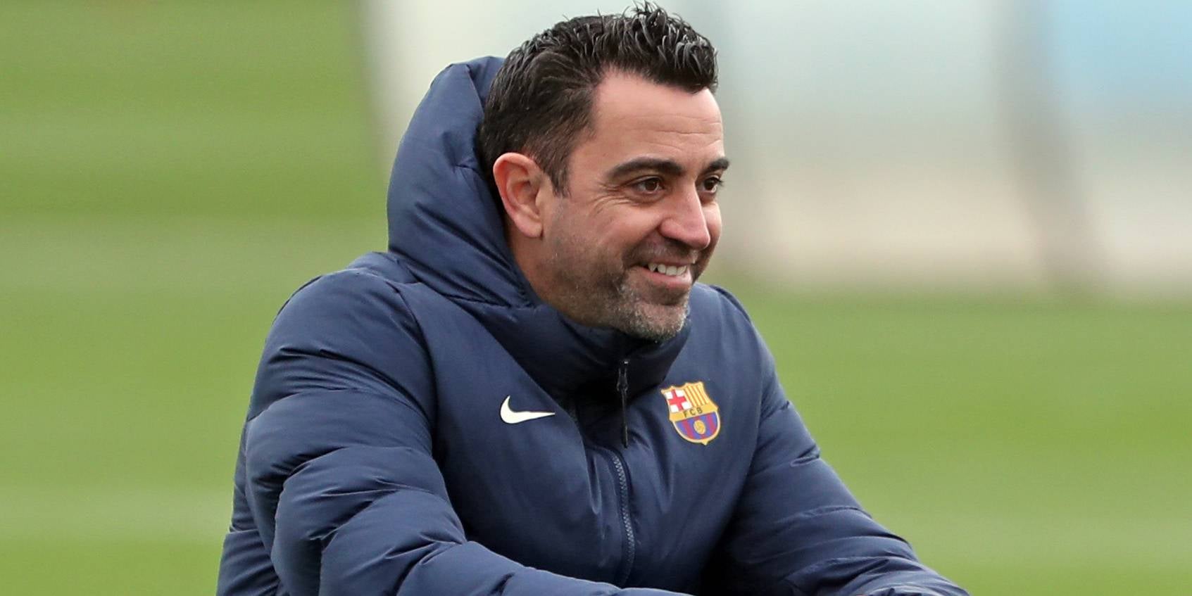 Xavi Hernández, durant un entrenament | Europa Press