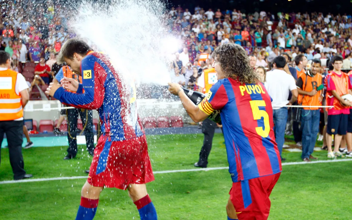 Gerard Piqué i Carles Puyol, en arxiu | FC Barcelona