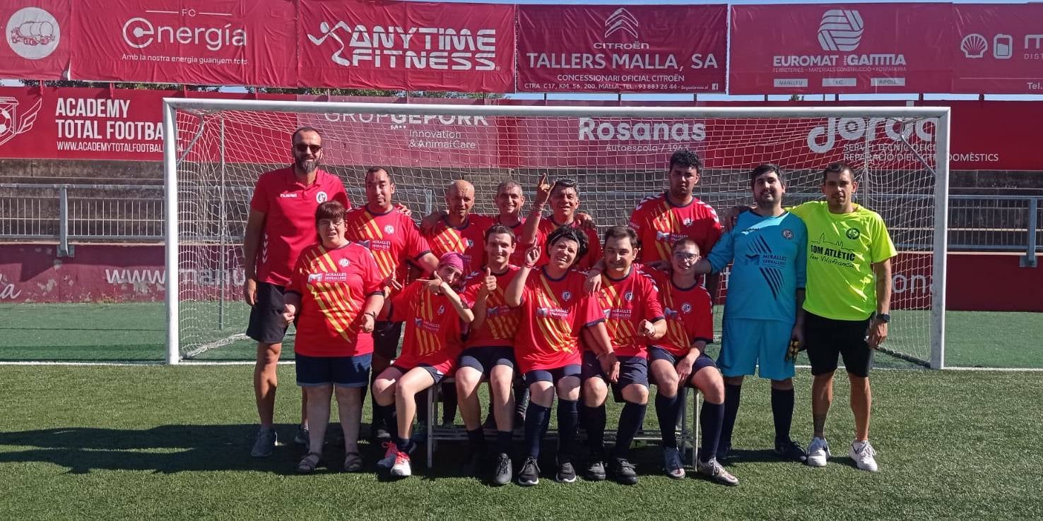 L'equip de futbol de la Fundació Mas Albornà | Fundació Mas Albornà