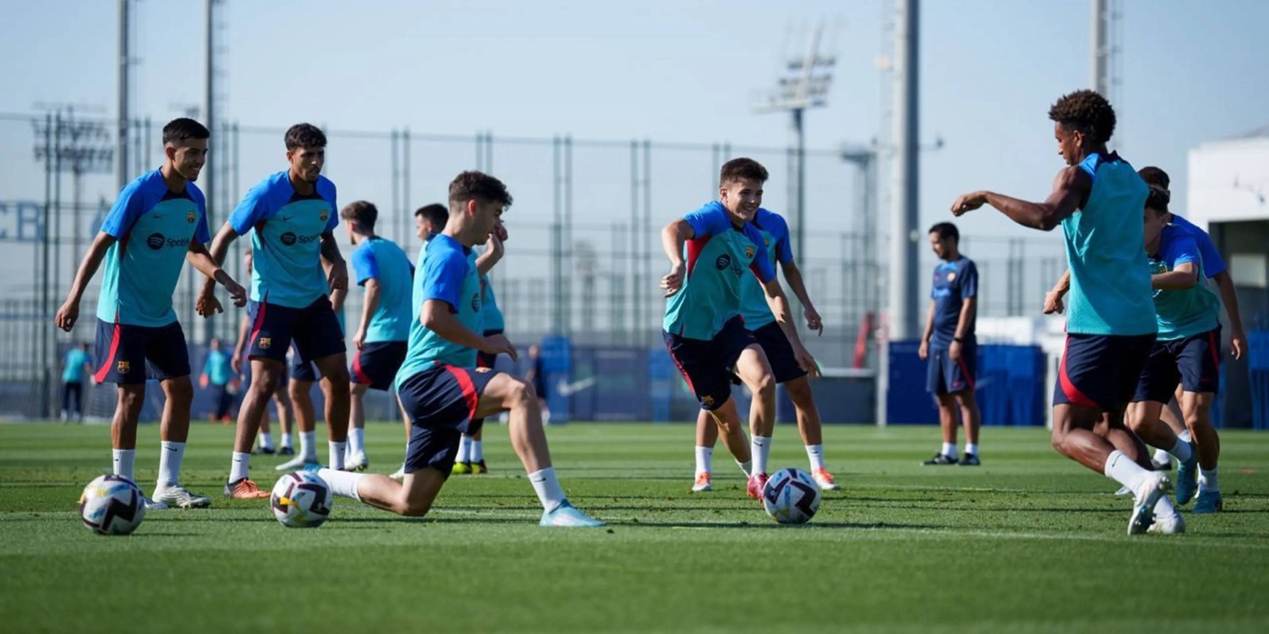 Els jugadors del Barça, durant un entrenament | FC Barcelona