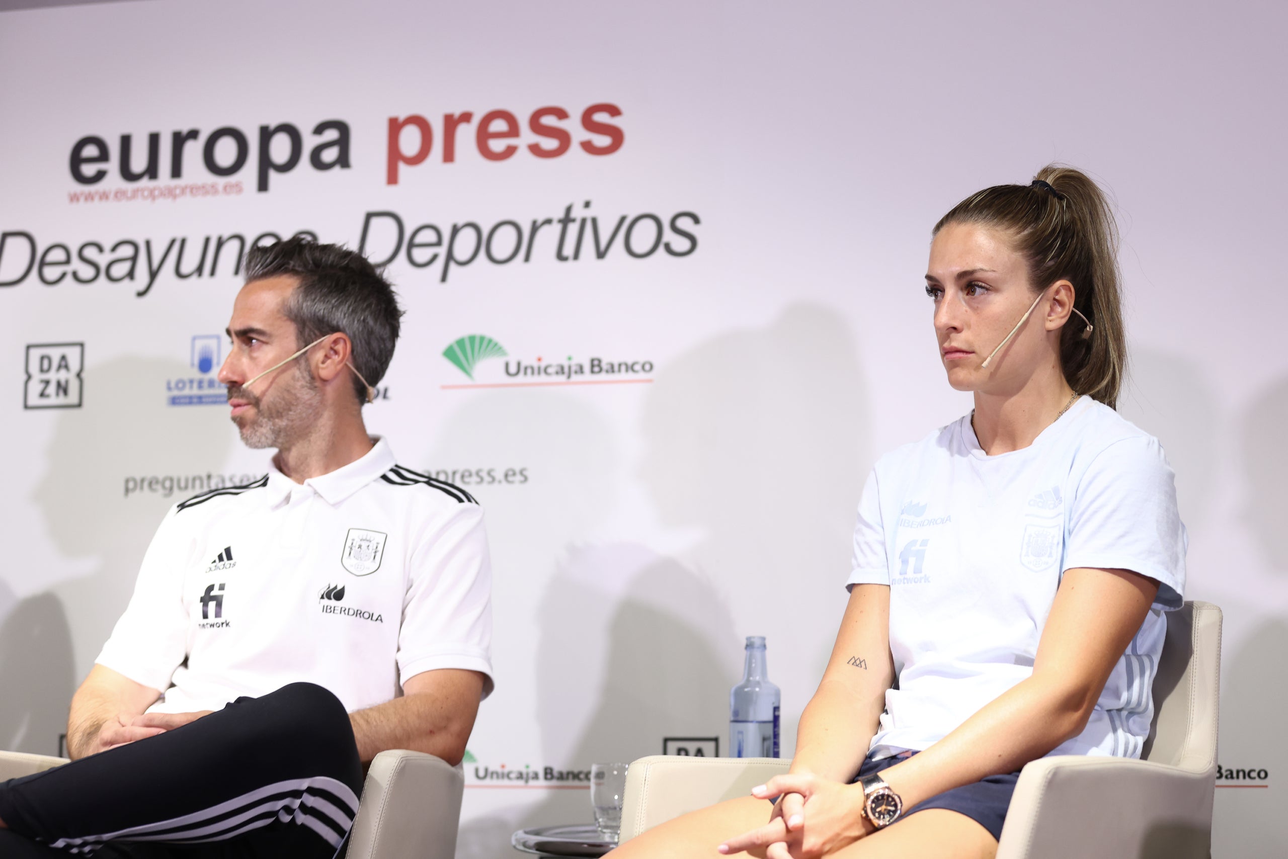 Alexia Putellas i Jorge Vilda, en arxiu | Europa Press