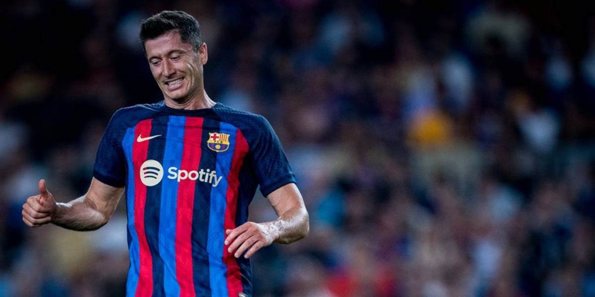 Robert Lewandowski, en el Camp Nou | FC Barcelona