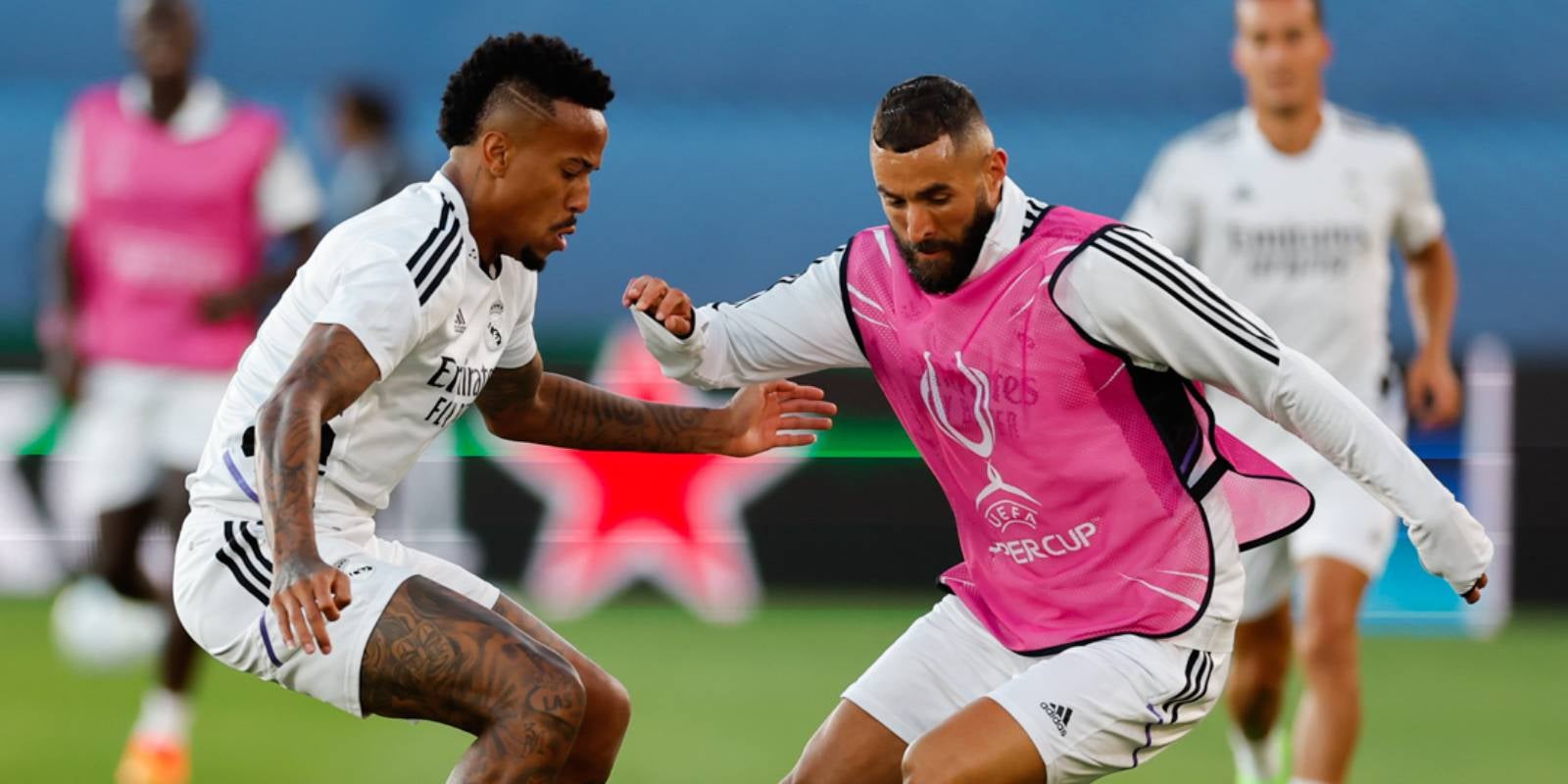 Eder Militao i Karim Benzema, jugadors del Madrid | Reial Madrid