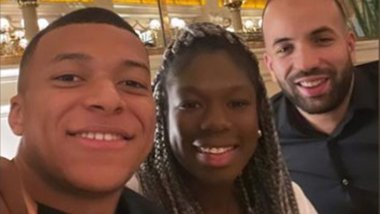 Kylian Mbappé, amb Aminata Diallo | @KMbappe