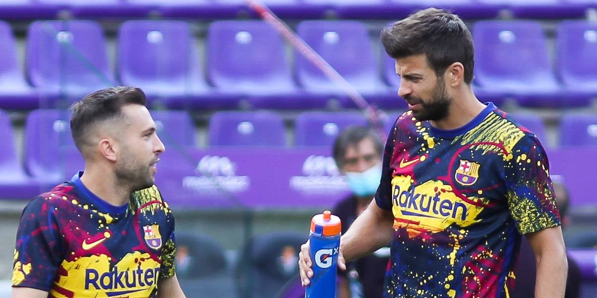 Jordi Alba i Gerard Piqué, en arxiu | Europa Press