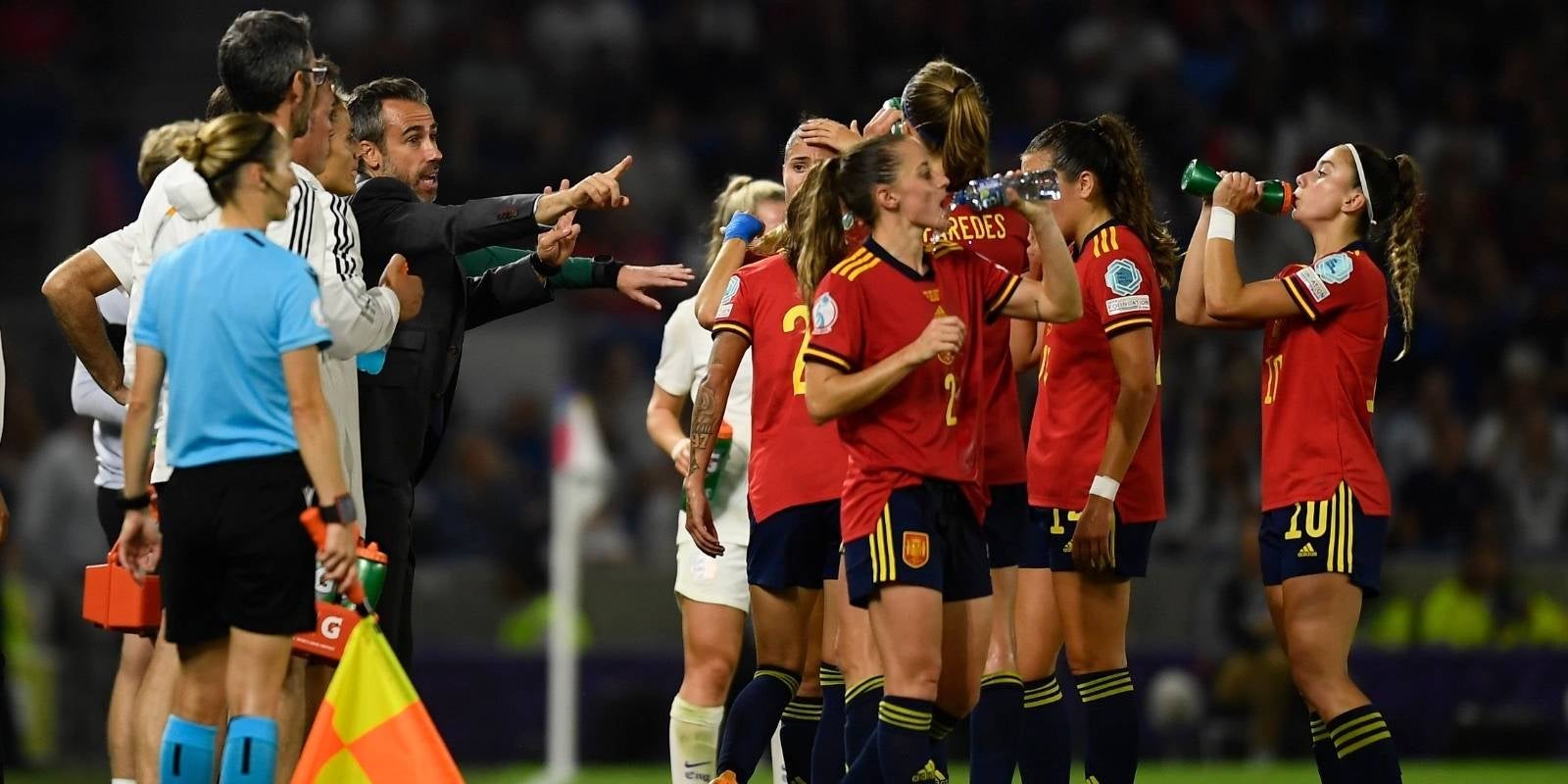 Jorge Vilda, durant un partit de la selecció espanyola femenina | Europa Press