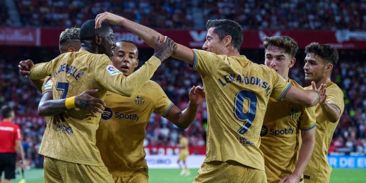 Jugadors del FC Barcelona celebrant un gol | FC Barcelona