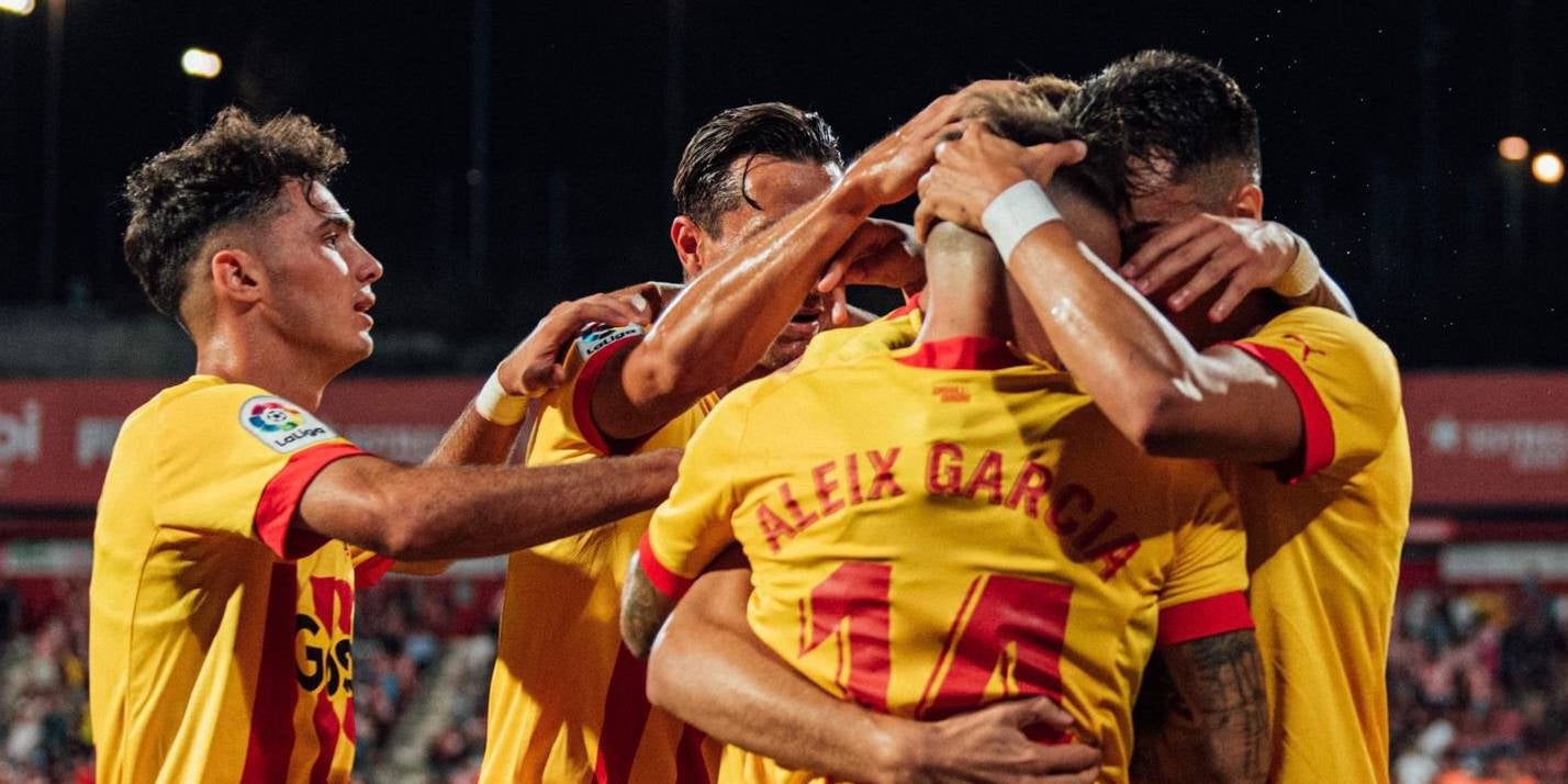 Jugadors del Girona celebrant un gol | Girona FC