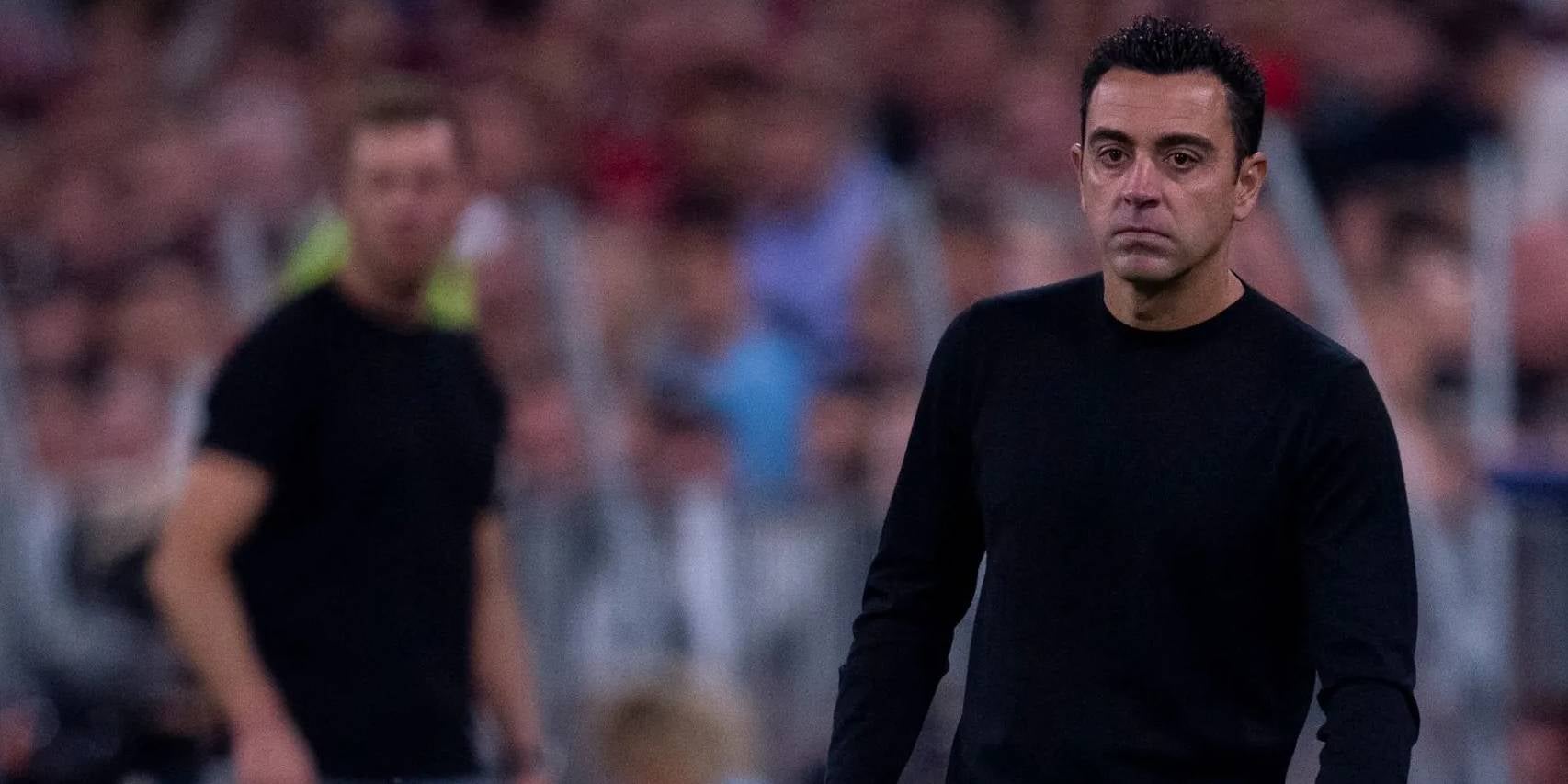 Xavi Hernández, a l'Allianz Arena | FC Barcelona