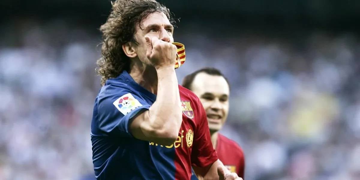 Carles Puyol celebra el seu mític gol de cap contra el Reial Madrid | FC Barcelona