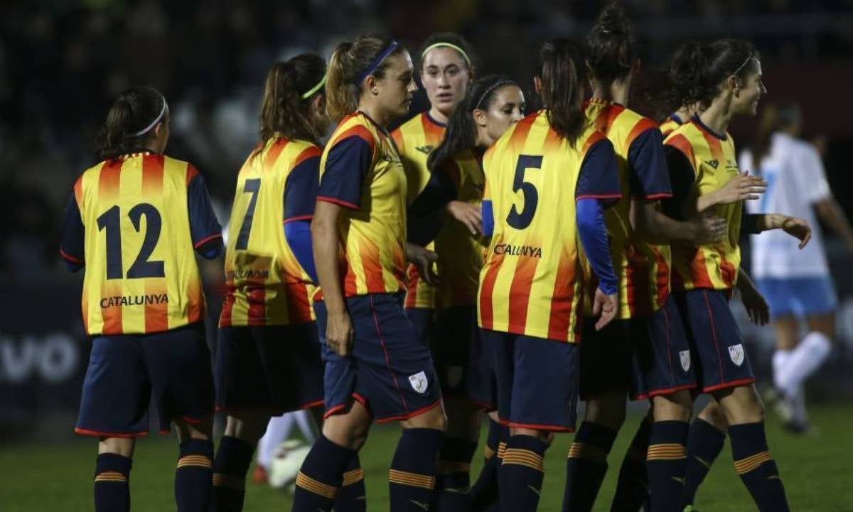La selecció catalana femenina, en arxiu | FCF