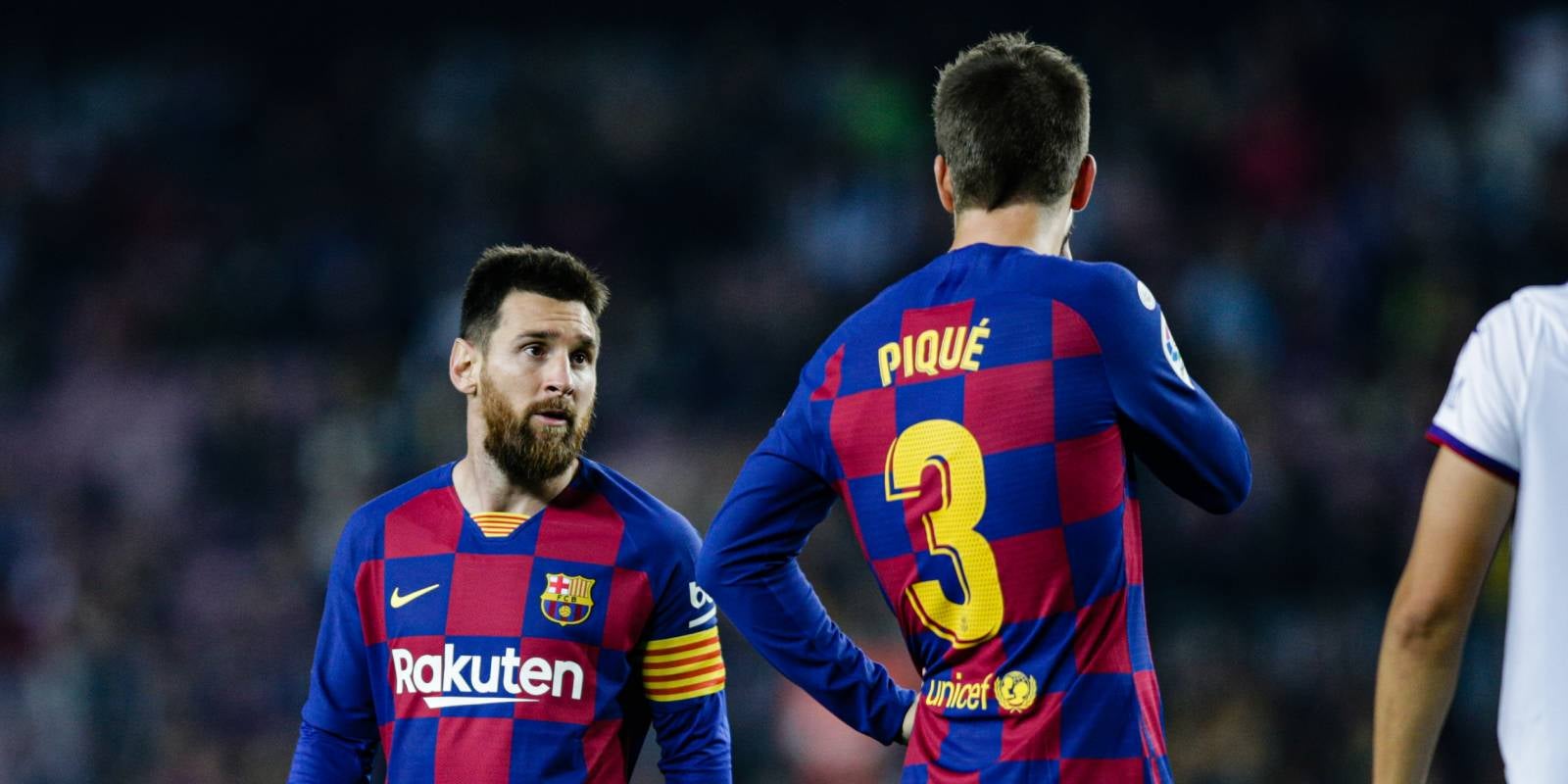 Leo Messi i Gerard Piqué, durant un partit del Barça de la temporada 2019/2020 | Europa Press