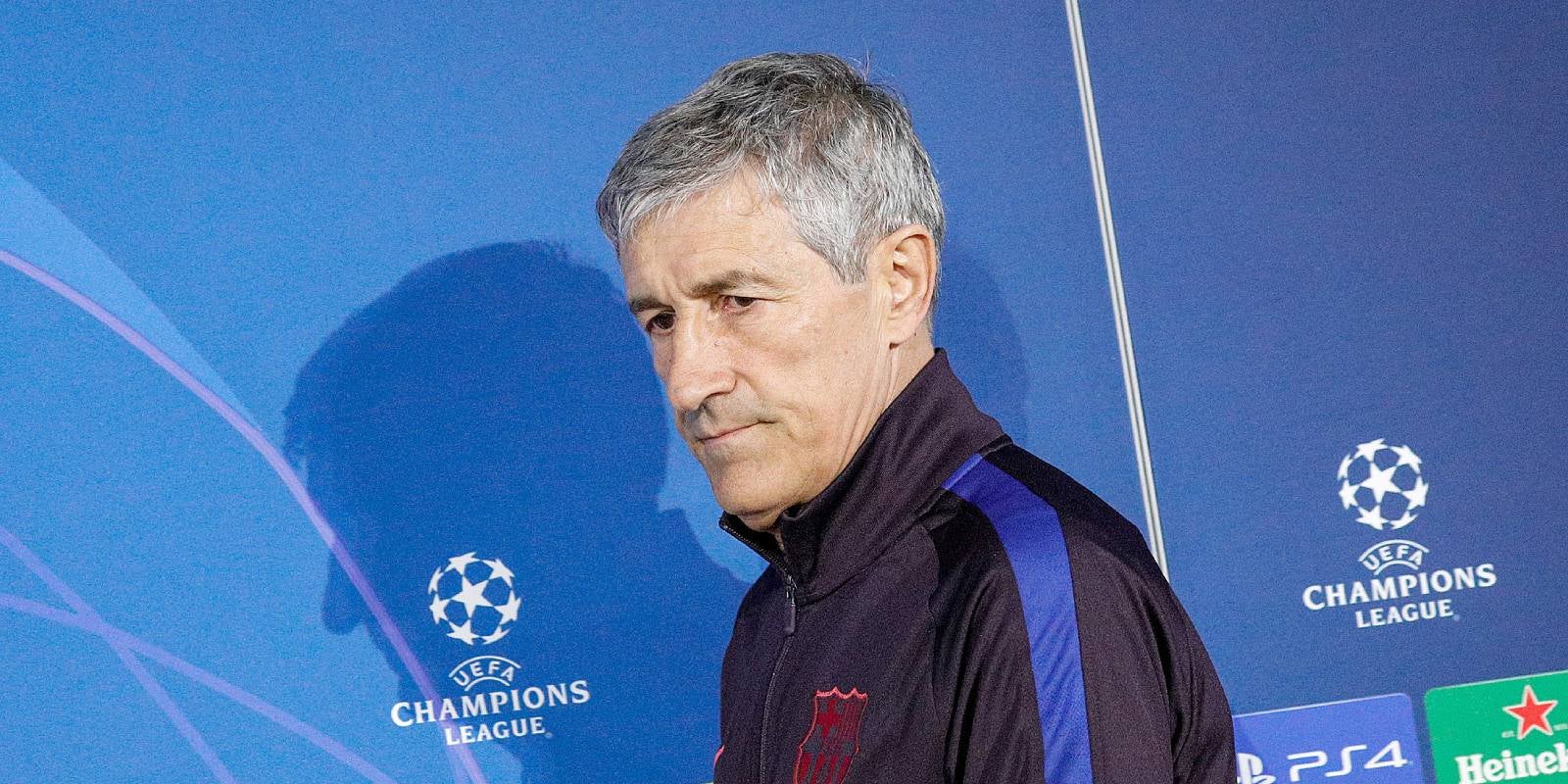 Quique Setién, durant la seva etapa al Barça | Europa Press