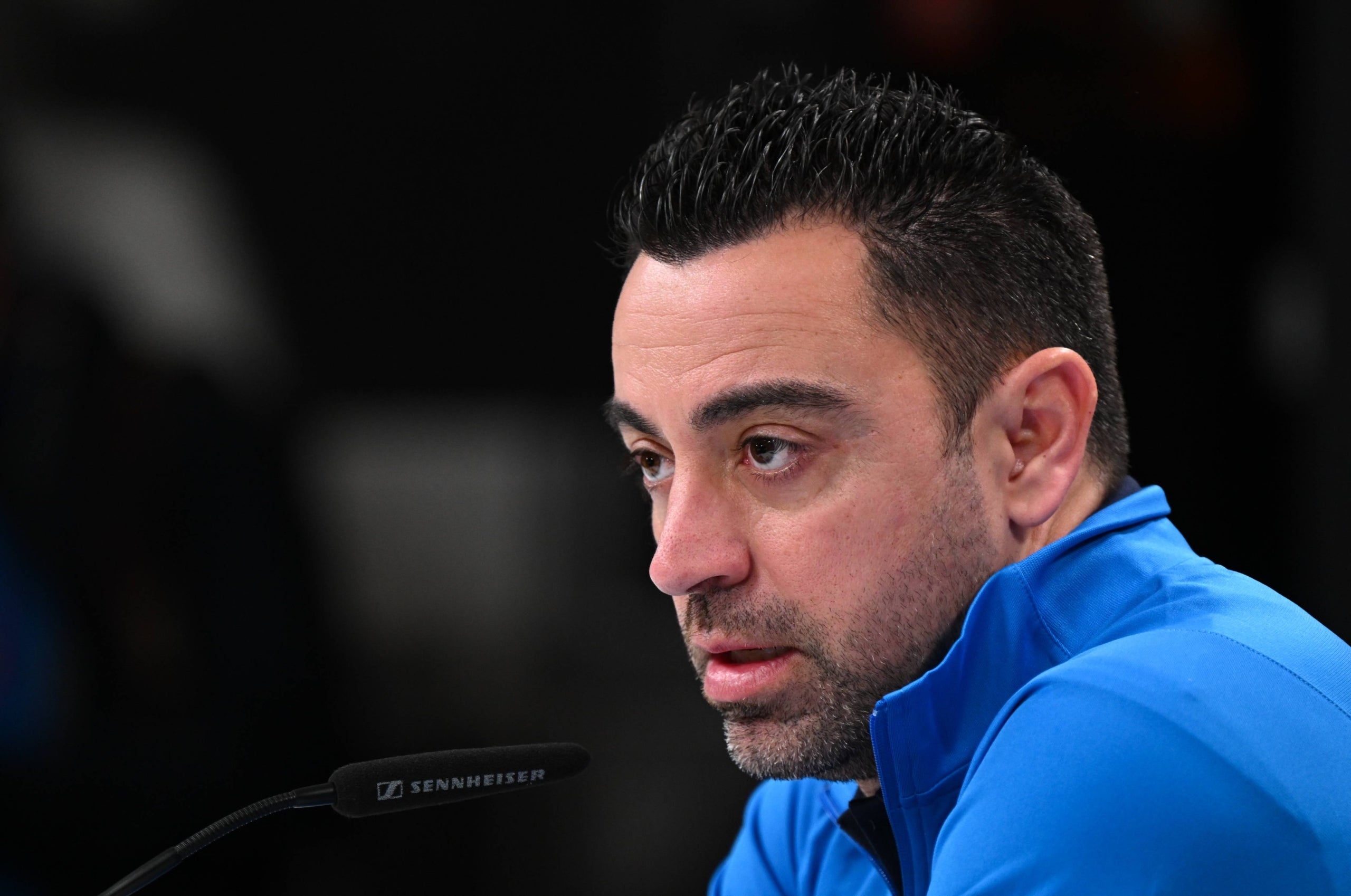 Xavi Hernández, en rueda de prensa | Europa Press