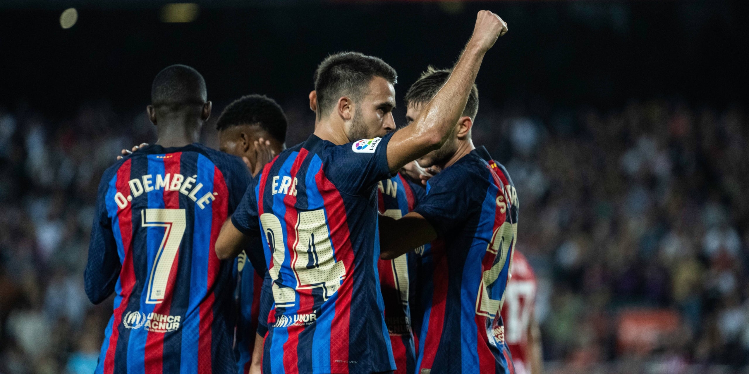 Eric Garcia, celebrant un gol | Europa Press