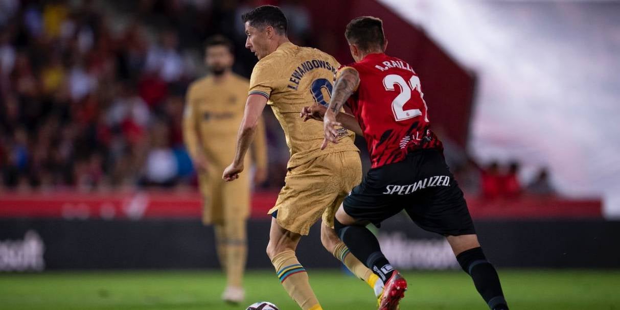 Lewandowksi, durant el partit contra el Mallorca | FC Barcelona