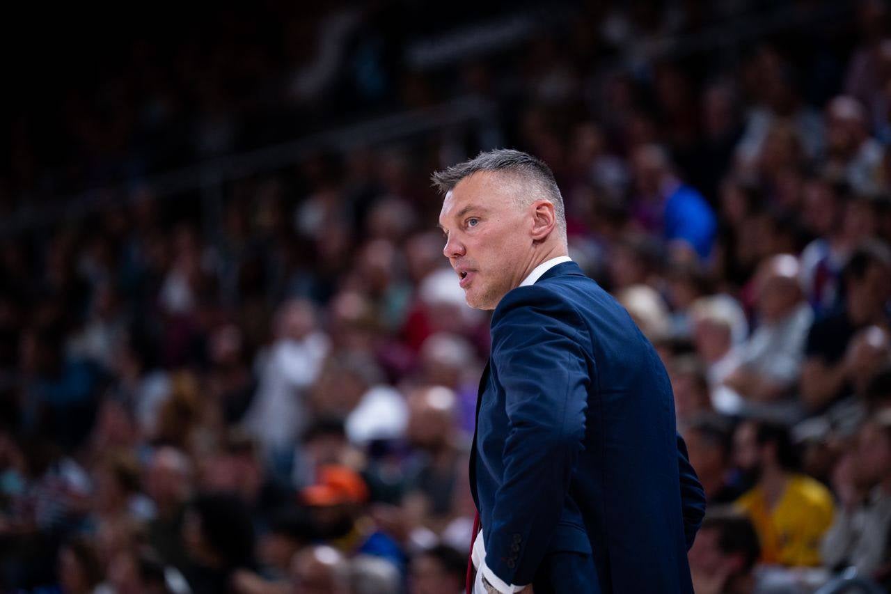 Saras Jasikevicius, durant el partit contra Olympiacos | Europa Press