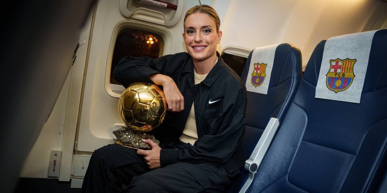 Alexia Putellas, con el Barlón de Oro | FC Barcelona