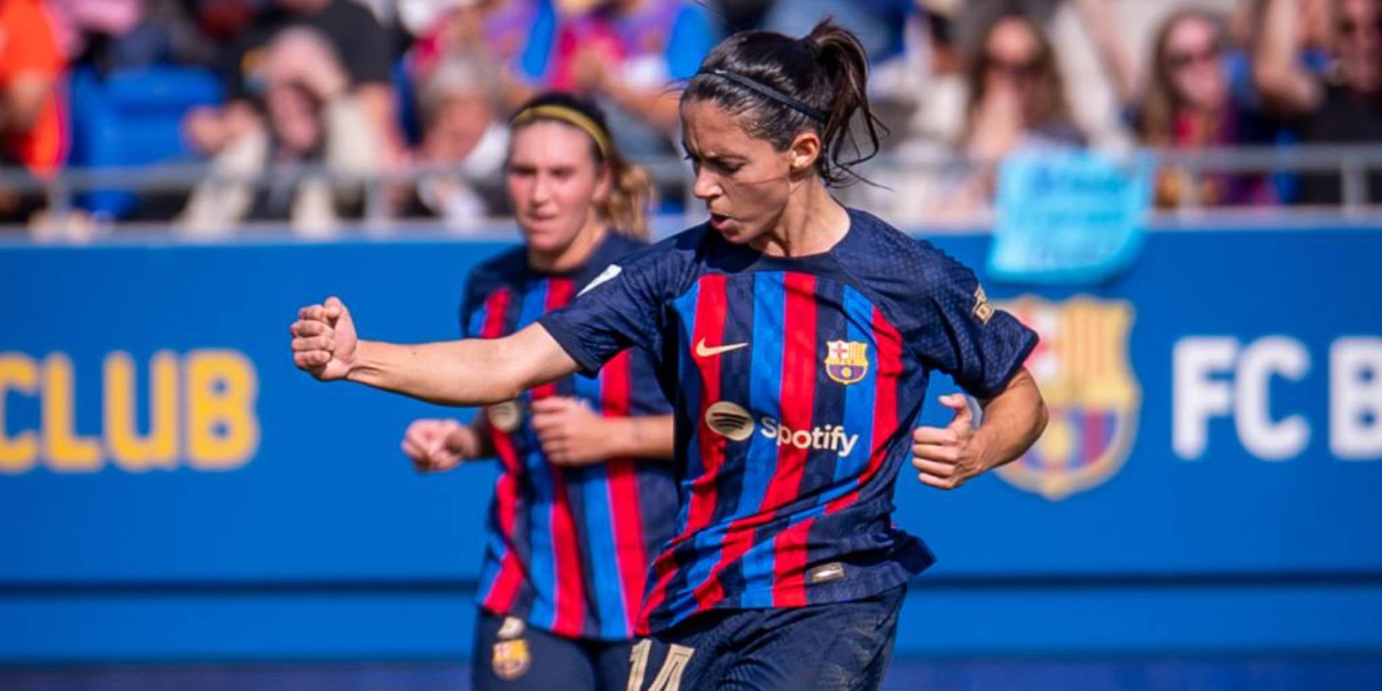 Aitana Bonmatí, celebrant un gol | Europa Press
