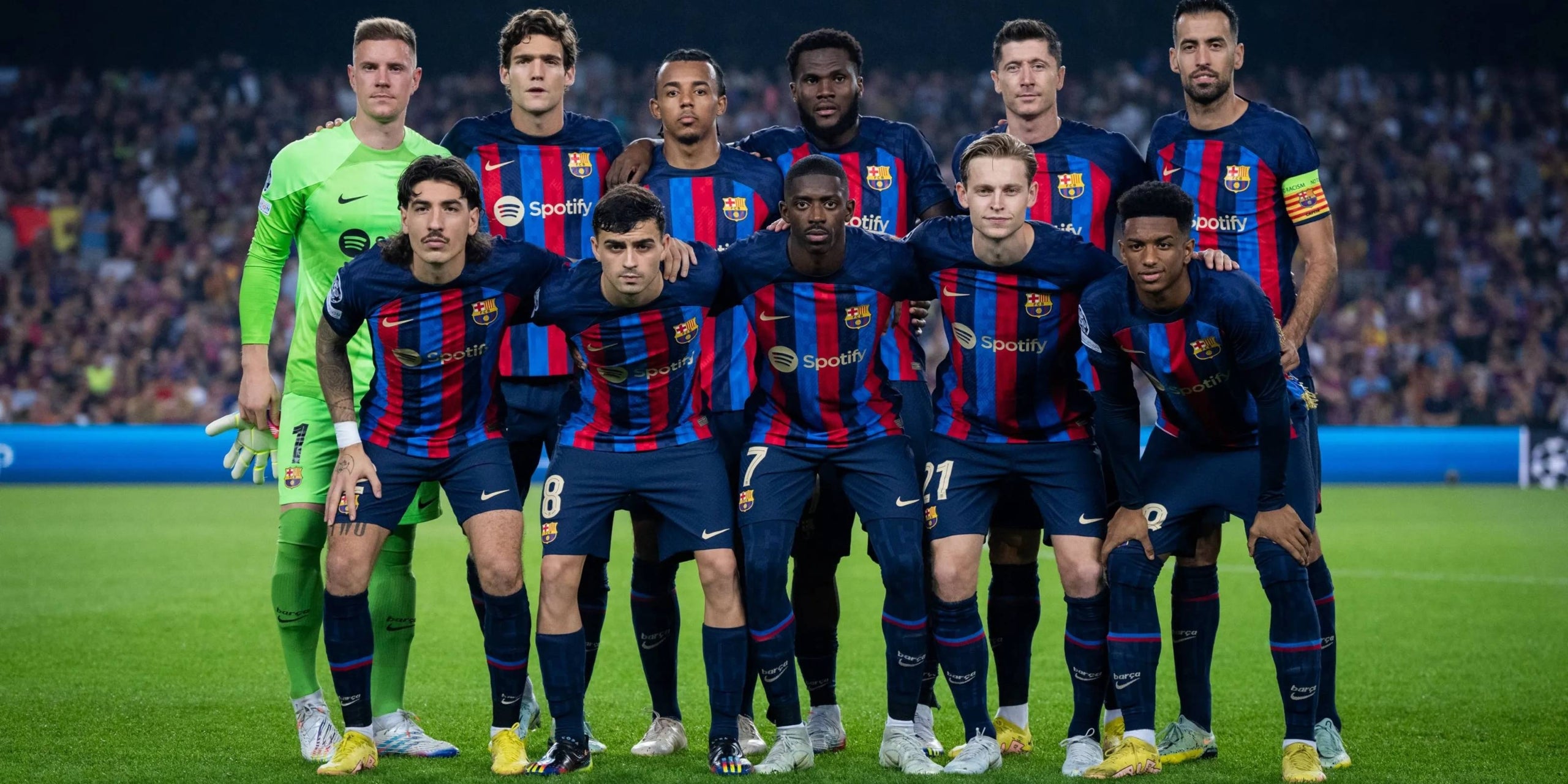 L'onze titular del Barça en el partit contra el Bayern | FC Barcelona