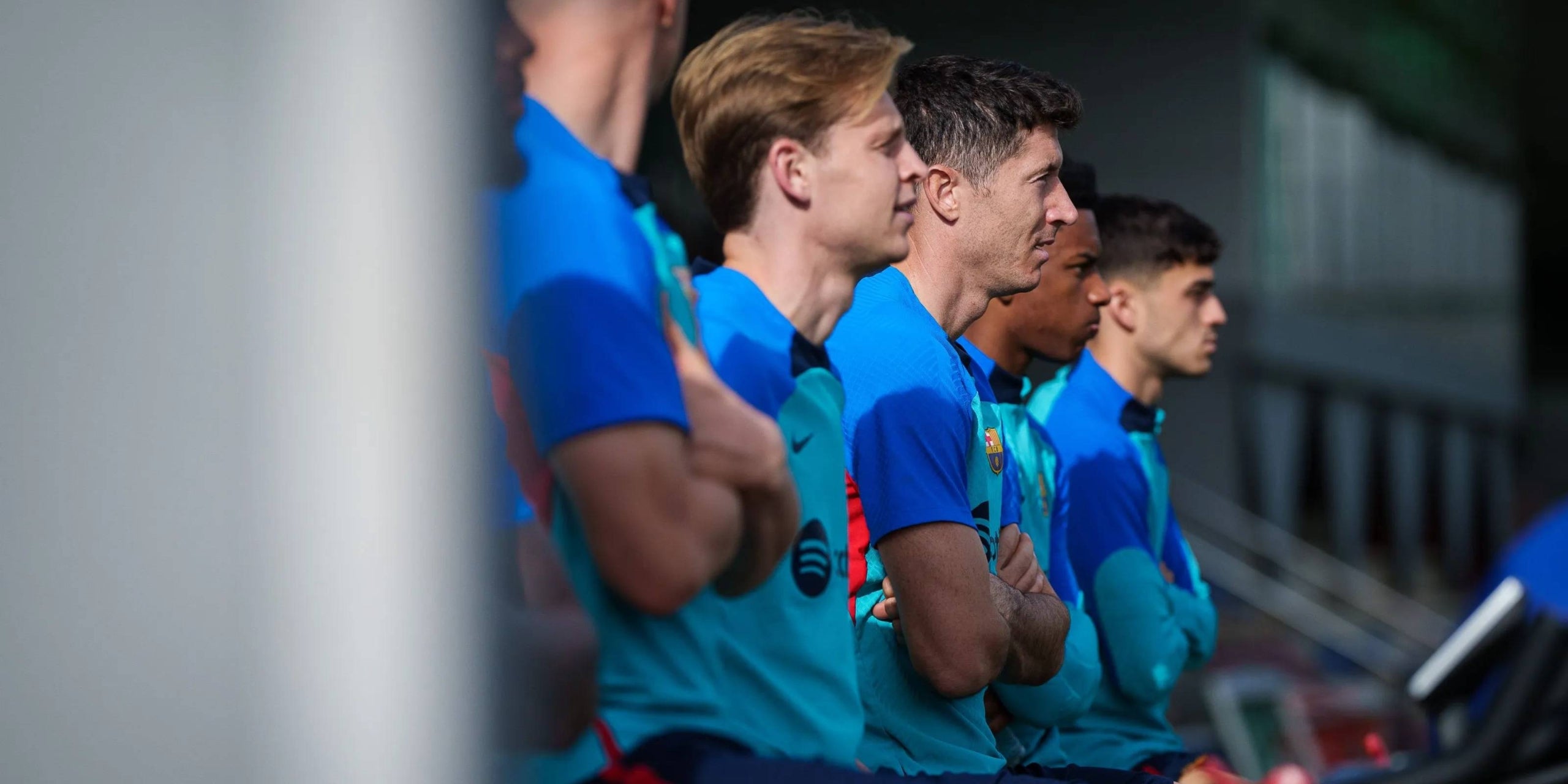 Robert Lewandowski, durant un entrenament del Barça | FC Barcelona