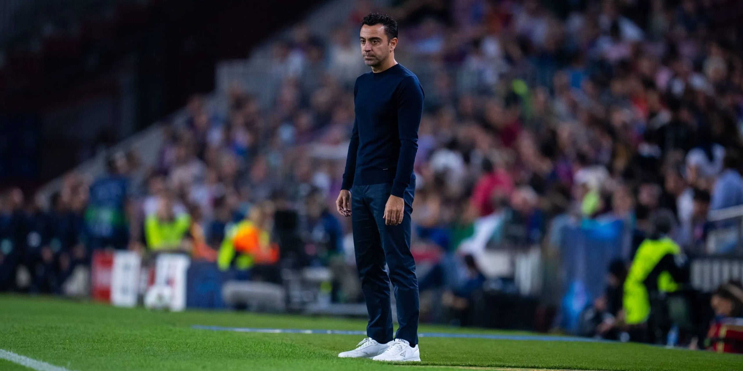 Xavi Hernández, durant el Barça-Bayern | FC Barcelona